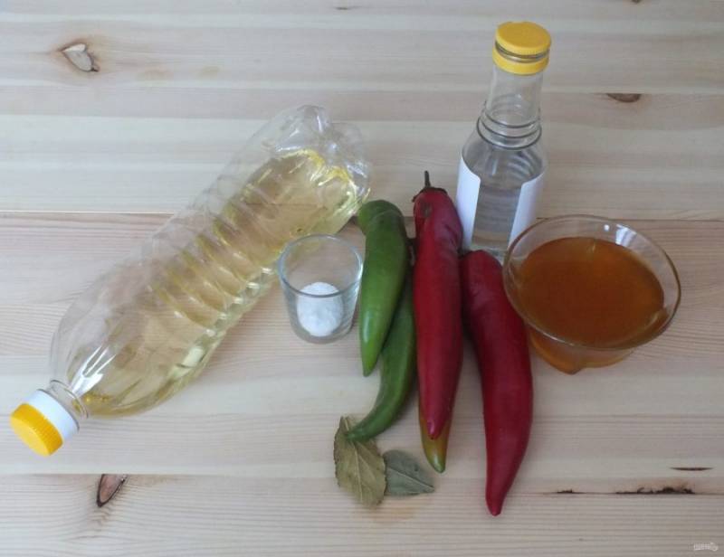 Маринованный острый перец с медом — рецепт с фото пошагово