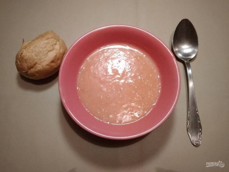 Томатно-картофельный суп-пюре в мультиварке