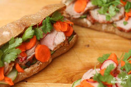Сэндвичи со свининой по-вьетнамски
