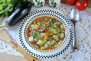 Армянский суп с баклажанами - фото шаг 9
