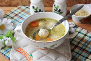 Суп с пшеном и фрикадельками - фото шаг 11