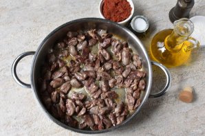 Куриные сердечки - фото шаг 5