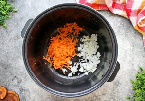 Рис с мясом в мультиварке - фото шаг 3