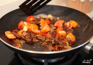 Жареная говядина с овощами - фото шаг 12