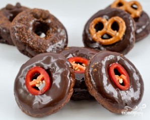 Шоколадные пончики - фото шаг 7