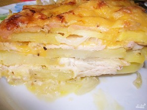 Картошка с мясом и сыром в духовке - фото шаг 7