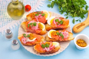 Канапе с семгой - фото шаг 7