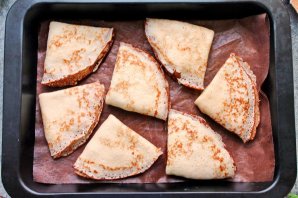 Блины с сыром - фото шаг 13