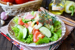 Овощной салат - фото шаг 6