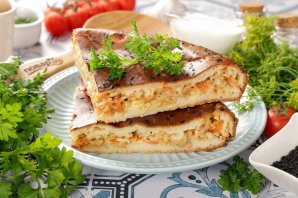 Шарлотка с капустой - фото шаг 13
