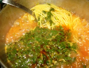 Афганский томатный суп - фото шаг 4