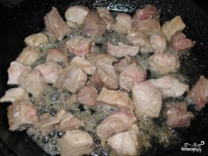 Свинина с болгарским перцем - фото шаг 1