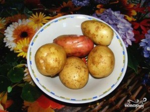Картофель в микроволновке - фото шаг 1