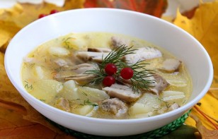 Суп из белых грибов на мясном бульоне - фото шаг 5