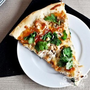 Тайская пицца с курицей - фото шаг 7