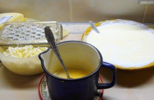 Ачма с сыром и творогом - фото шаг 1