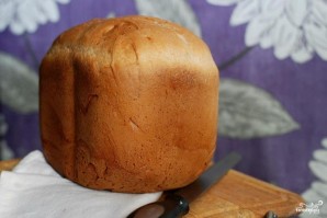 Белый хлеб в хлебопечке - фото шаг 9