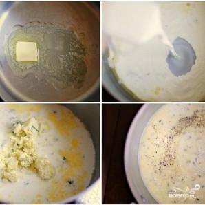 Паста с соусом из голубого сыра - фото шаг 3