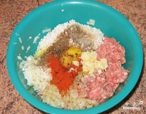 Тефтели с сырым рисом - фото шаг 2