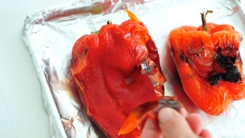 Запеченный болгарский перец в духовке - фото шаг 3
