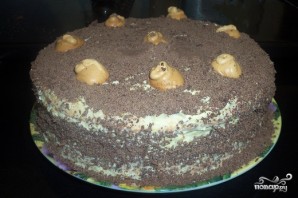 Бисквитный торт с коньяком - фото шаг 4