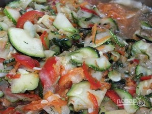 Салат с болгарским перцем на зиму - фото шаг 6