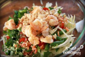 Тайский салат из папайи и креветок - фото шаг 7