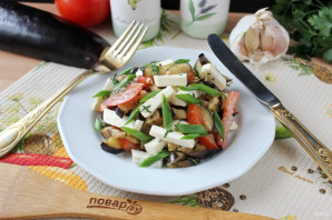 Адыгейский салат с баклажанами - фото шаг 11