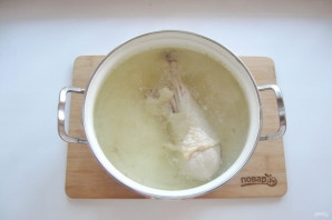 Суп из голени индейки - фото шаг 3