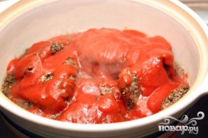 Тушеная говядина в томатном соусе - фото шаг 4