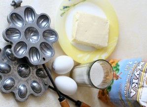 Тесто для орешков со сгущенкой - фото шаг 1