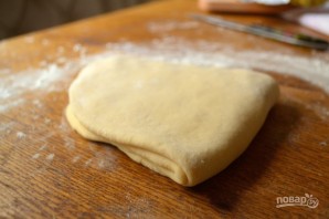 Слоеное тесто на кефире - фото шаг 6