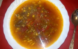 Фасолевый суп без картошки - фото шаг 5
