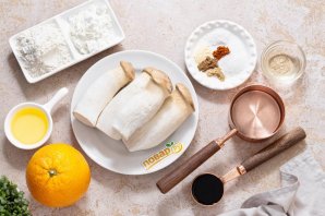 Грибы в апельсиновом соусе - фото шаг 1