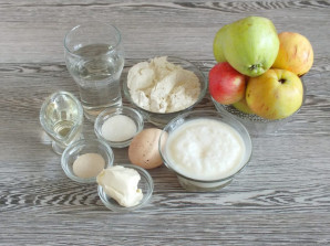 Татарский пирог с яблоками - фото шаг 1