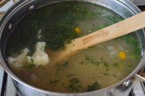 Суп из цветной капусты на мясном бульоне - фото шаг 5