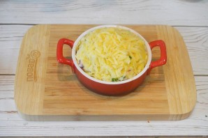 Картофельное пюре с беконом и сыром - фото шаг 9