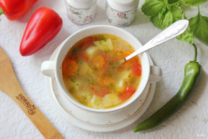 Куриный суп с сельдереем и рисом - фото шаг 10