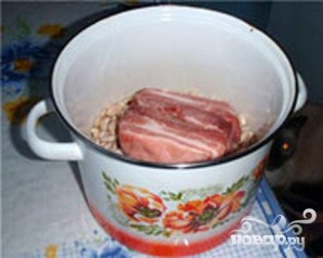 Суп фасолевый со свининой - фото шаг 2