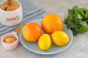 Медовая намазка с апельсинами и лимонами - фото шаг 1