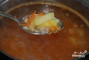Грибной суп с перловкой - фото шаг 8