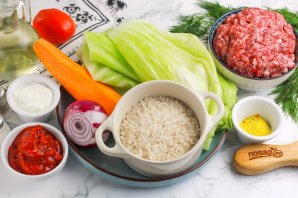 Голубцы в микроволновке - фото шаг 1