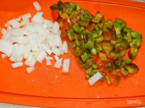 Омлет с мясом и овощами - фото шаг 2