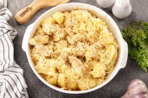 Куриная грудка, запеченная с картофелем - фото шаг 10