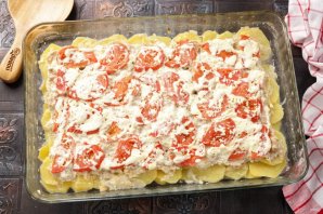 "Мясо по-французски" из куриного фарша - фото шаг 14