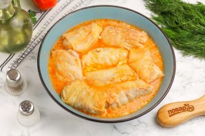 Голубцы в микроволновке - фото шаг 11