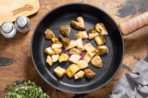 Постный борщ с грибами - фото шаг 6