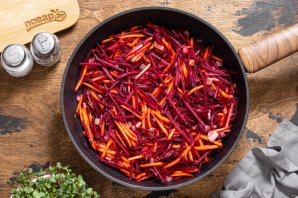 Постный борщ с грибами - фото шаг 7