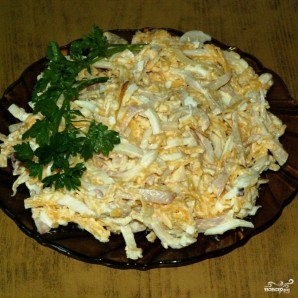Салат из кальмаров с сыром - фото шаг 8