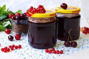 Джем из вишни и красной смородины - фото шаг 14
